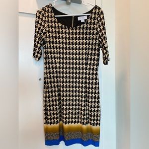 Jessica Simpson Houndstooth Dress Size Small Excellent Condition